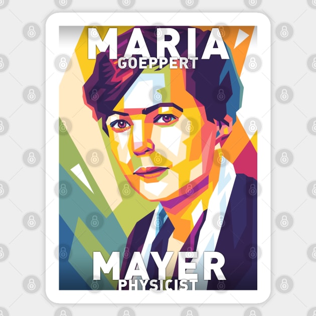 Maria Goeppert Mayer Sticker by Shecience